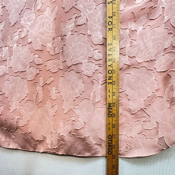 Chicos Womens Floral Embroidered Tank Top Size 4 (20/22) Pink Sleeveless Coasta - Picture 5 of 10